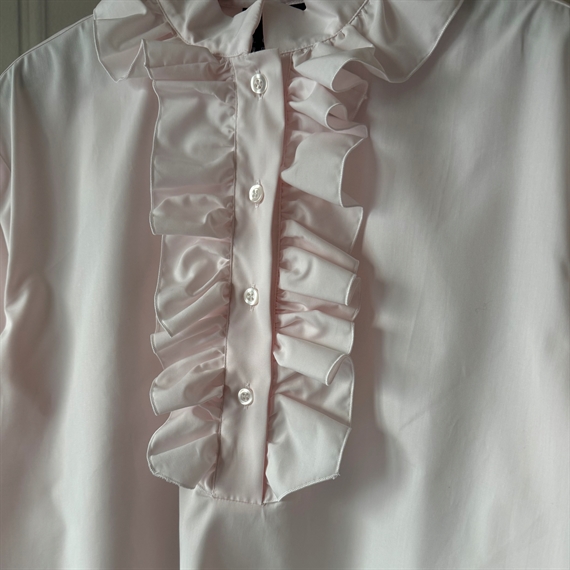 Louise Rømern Freddie Amanda LS Skjorte, Baby Pink Poplin